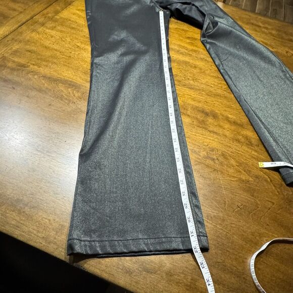 V CRISTINA Set XL Blazer Pants Denim Look Black Shimmer Western Rodeo Chic - Picture 14 of 15